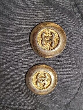 Authentic Vintage Chanel Buttons, Set of Two, 15mm & 18mm